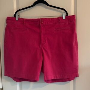 Nine West Fuchsia Denim Women's Shorts